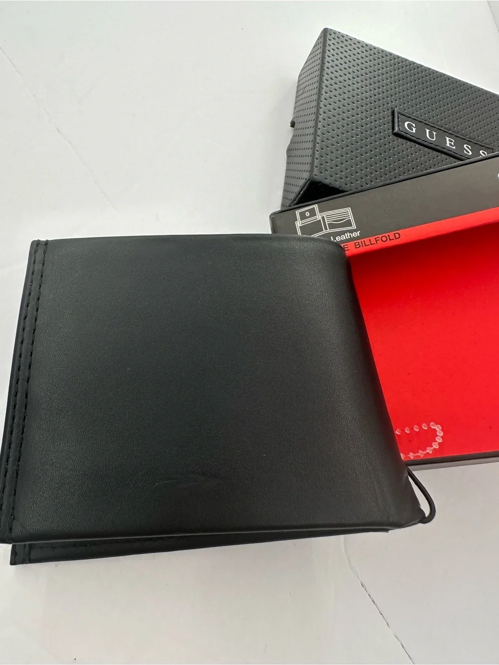 Guess Black Triangle Logo Wallet Accent